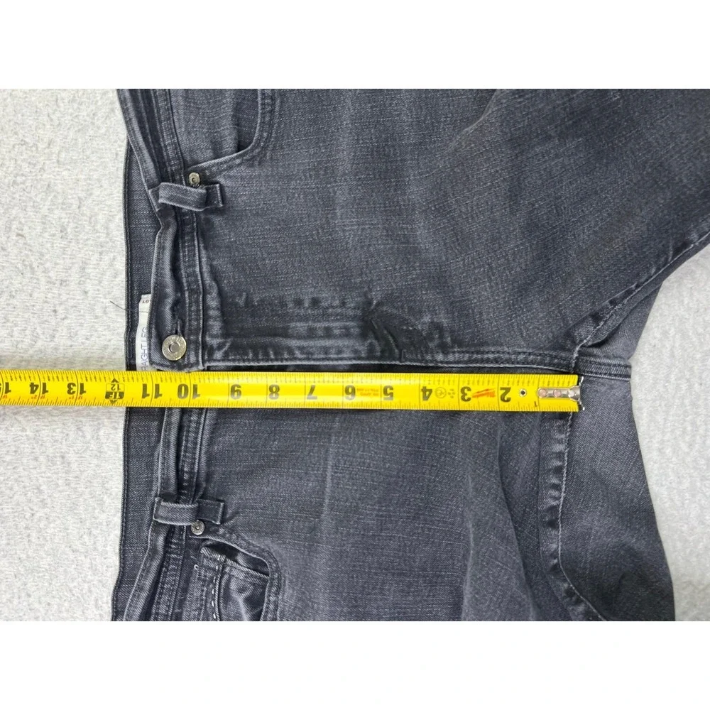 Levis‎ 505 Jeans Mens 36x30 Black Straight Leg Denim Stretch Classic 5 Pocket